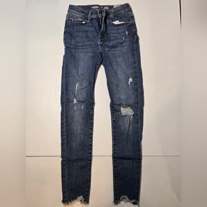 Old Navy Girls Distressed High Rise Rockstar Jeggings